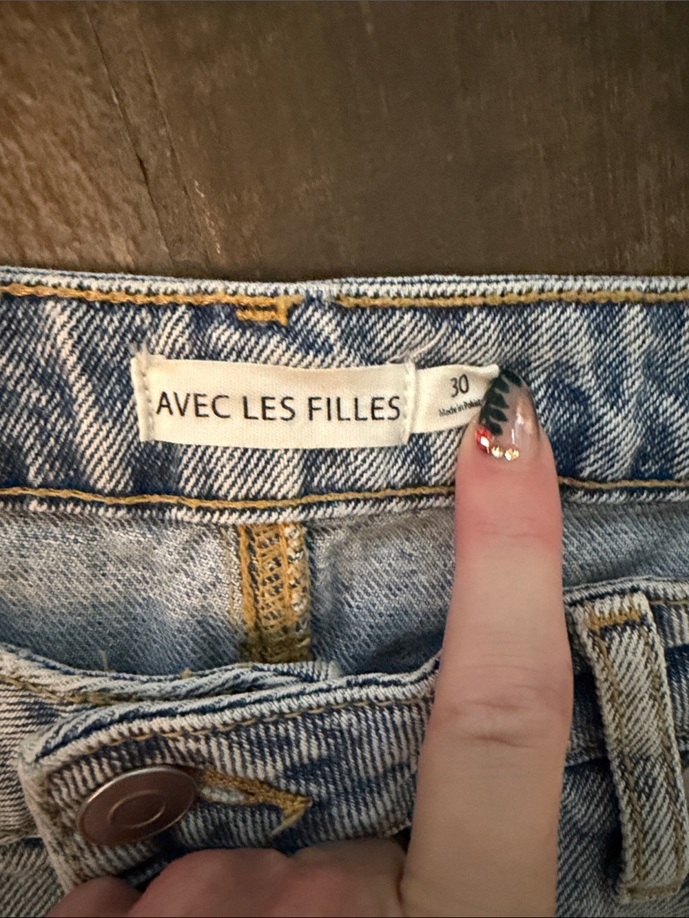 Anthropologie Avec Les Filles Light Blue Distressed Cropped Girlfriend Jeans - Picture 2 of 11